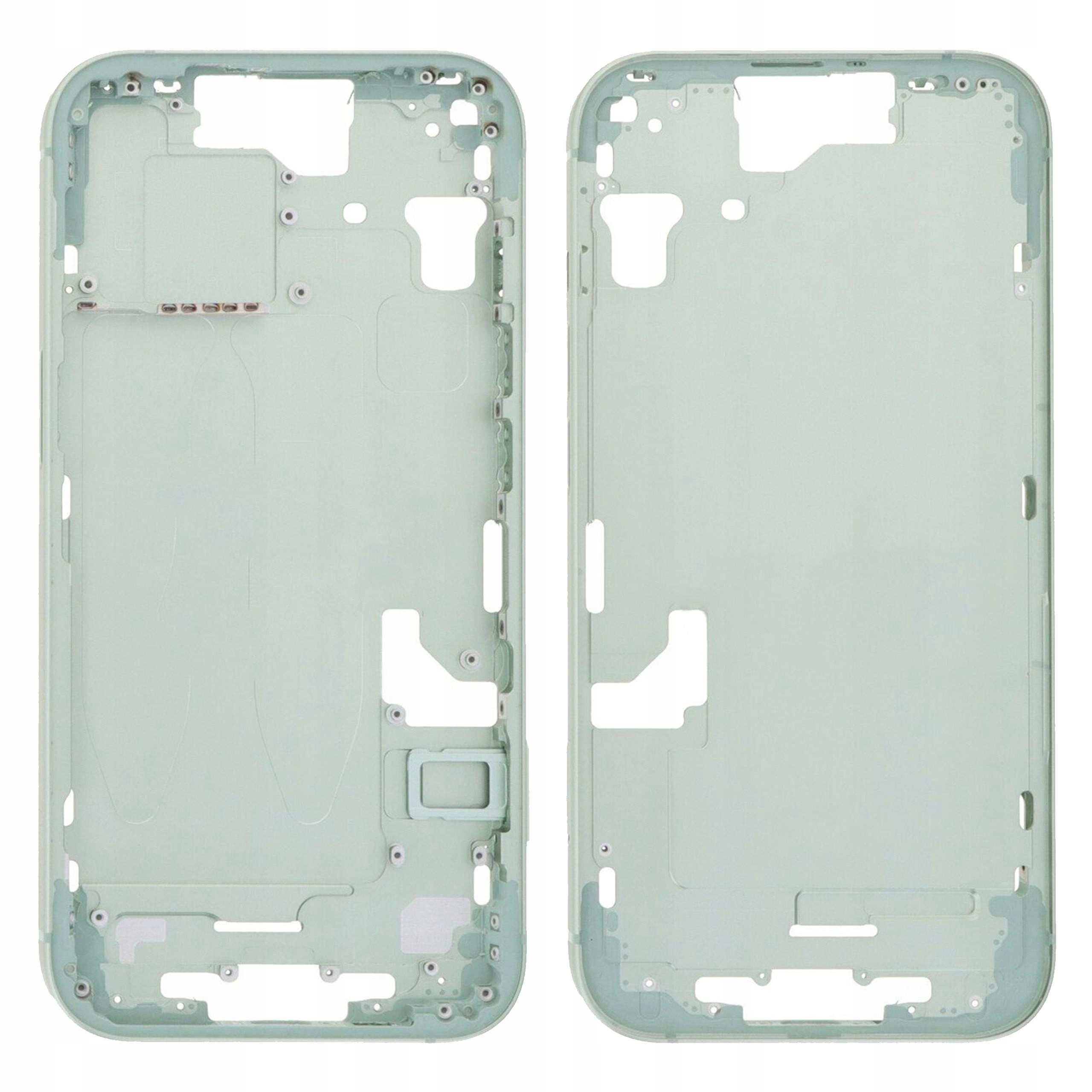 Korpus Zielony do iPhone 15 Ramka Obudowa Środkowa Przyciski Sim