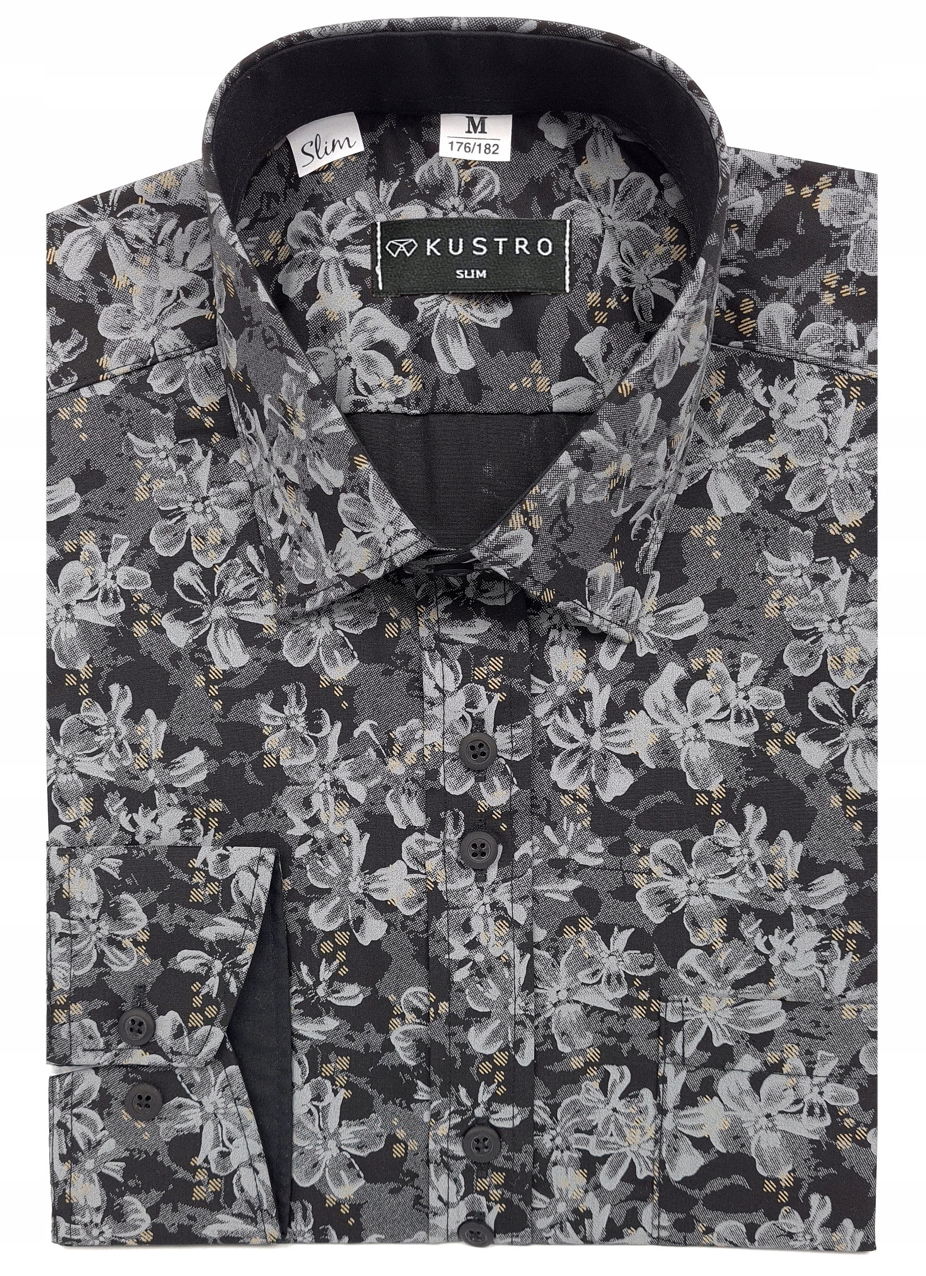 

Czarna Koszula Męska W Kwiaty Do Garnituru Prezent