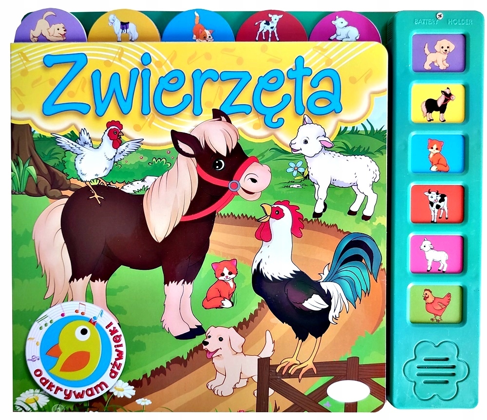

Książka Sensoryczna Odkrywam Dźwięki Zwierzęta