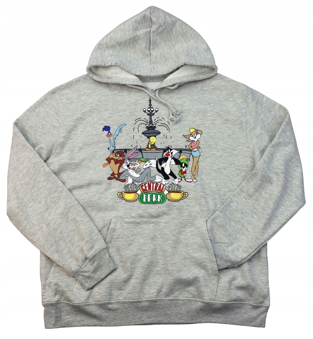 Pánská mikina pro mládež s kapucí Wb 100 Looney Tunes Přátelé vel. XXL