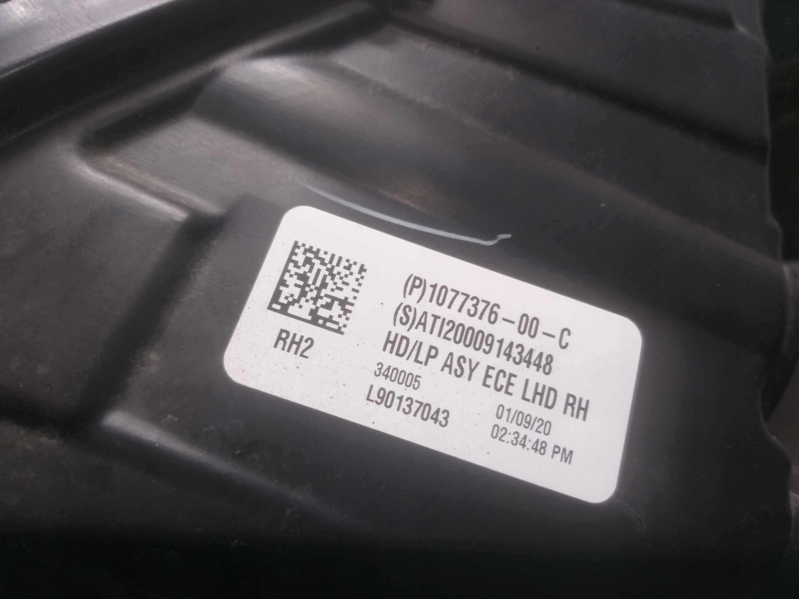 light front right TESLA III 3 FULL LED 1077376-00-C