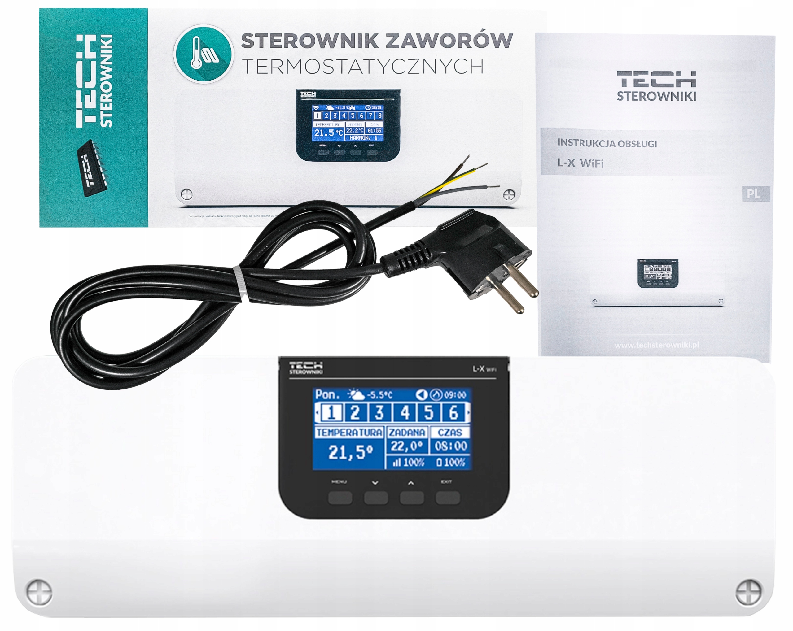 LISTWA STEROWNIK OGRZEWANIA PODŁOGOWEGO L-X WIFI