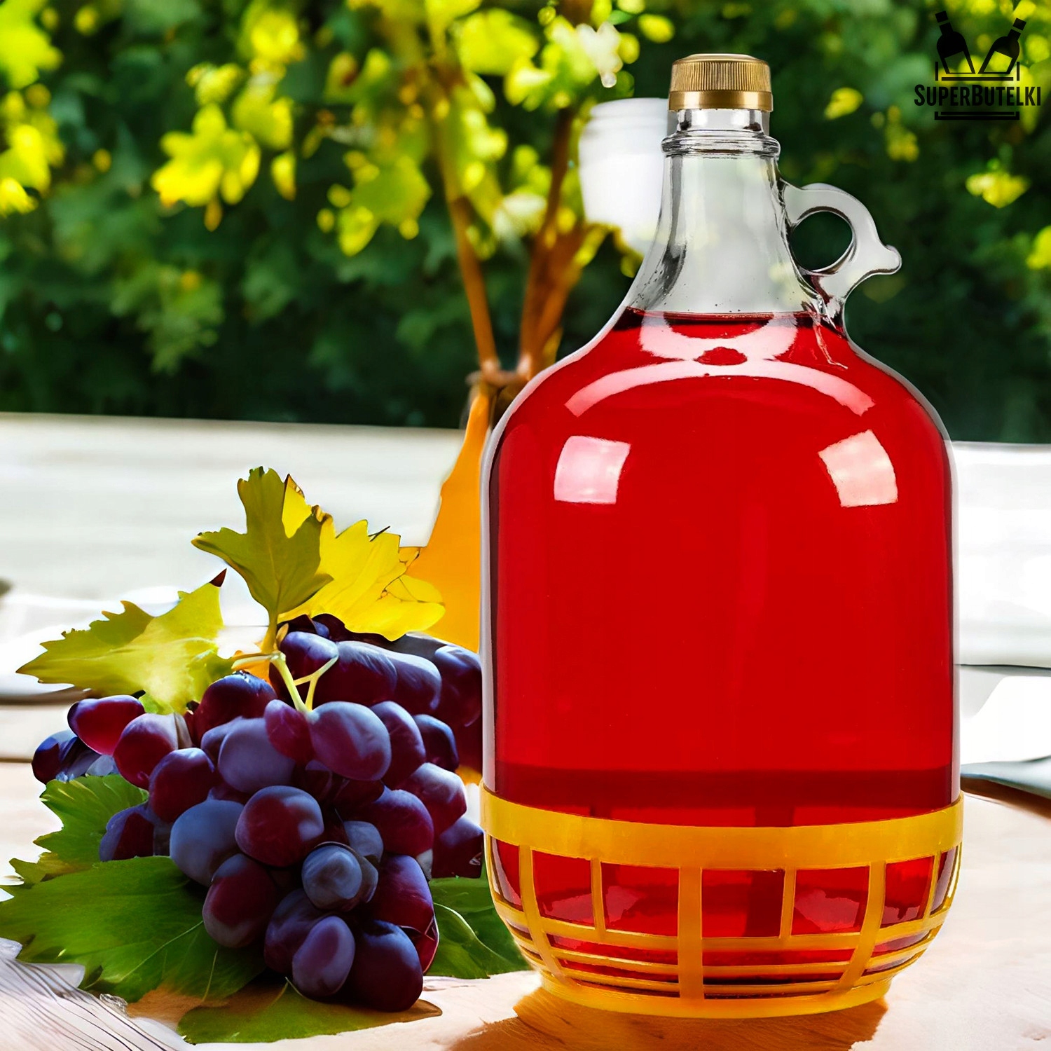 6x GĄSIOR 5L BALON DAMA GALON BANIAK na NALEWKI WINO CYDR BIMBER + ZAKRĘTKA Pojemność 5 l