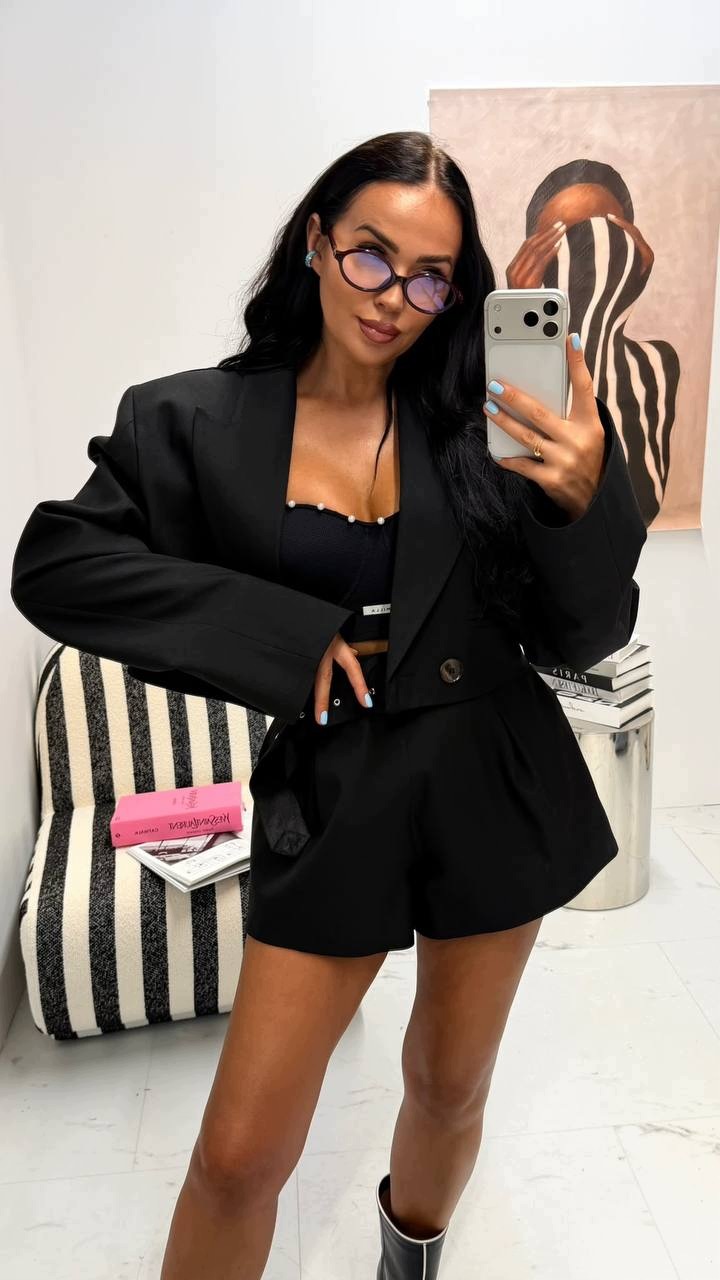 [vel. S-l] Sako La Milla oversize krátké černé
