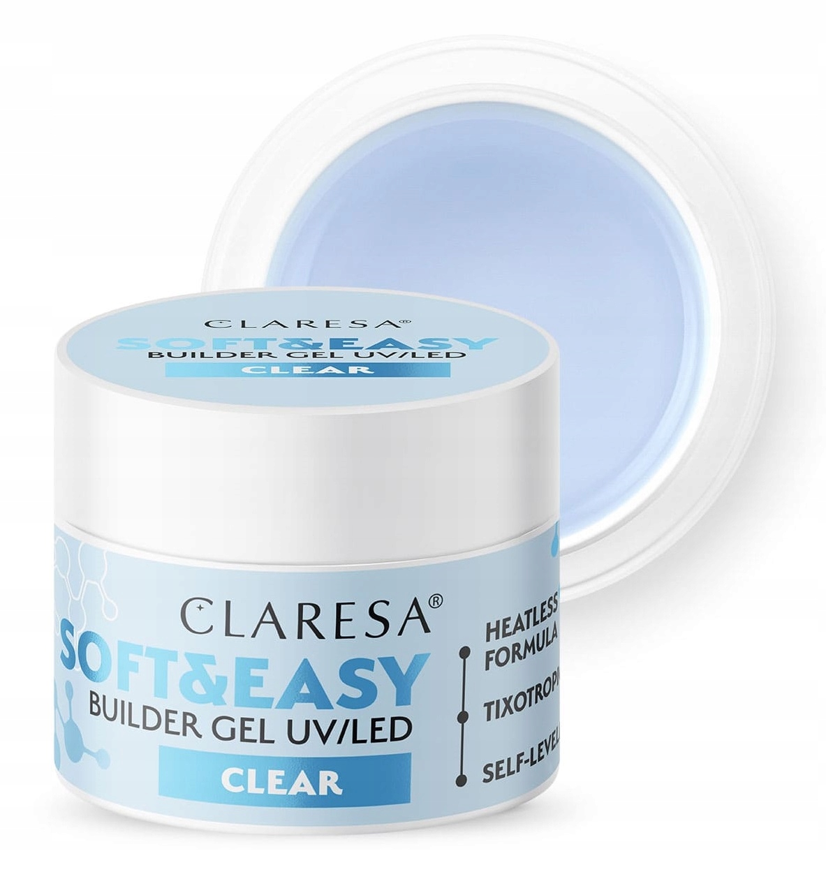 Claresa Żel budujący Soft&Easy Clear 12g