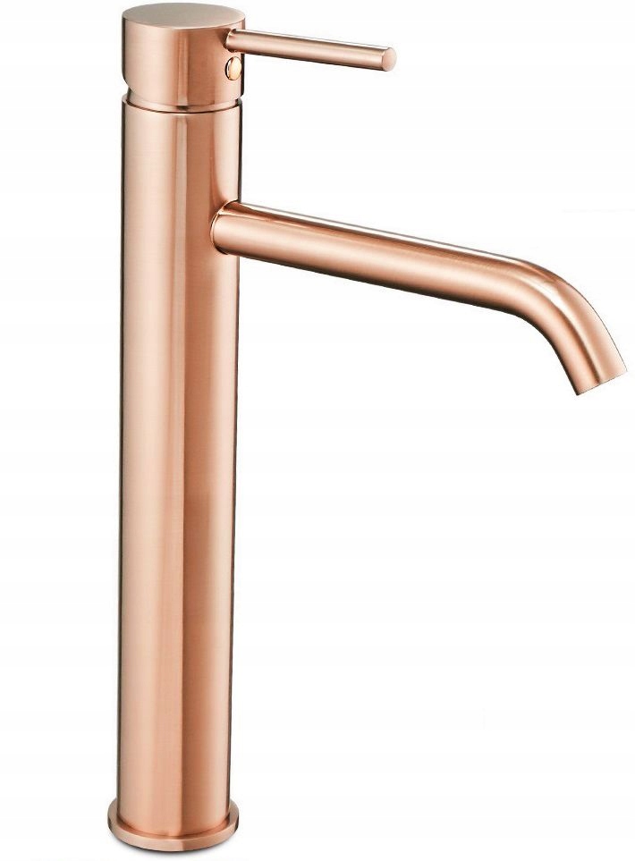 Umývadlová Batéria Ružové Zlato Vysoká Stojaca Rea Lungo Rose Gold 28 cm