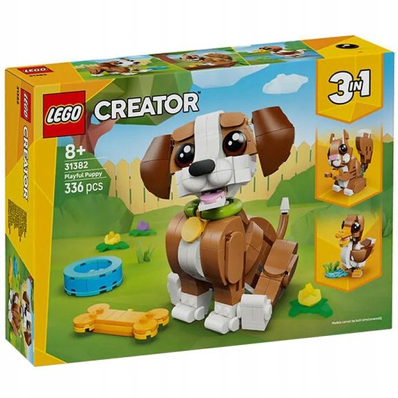 Lego Creator Roztomilá zvířátka: rozzlobený štěně 3v1 31382