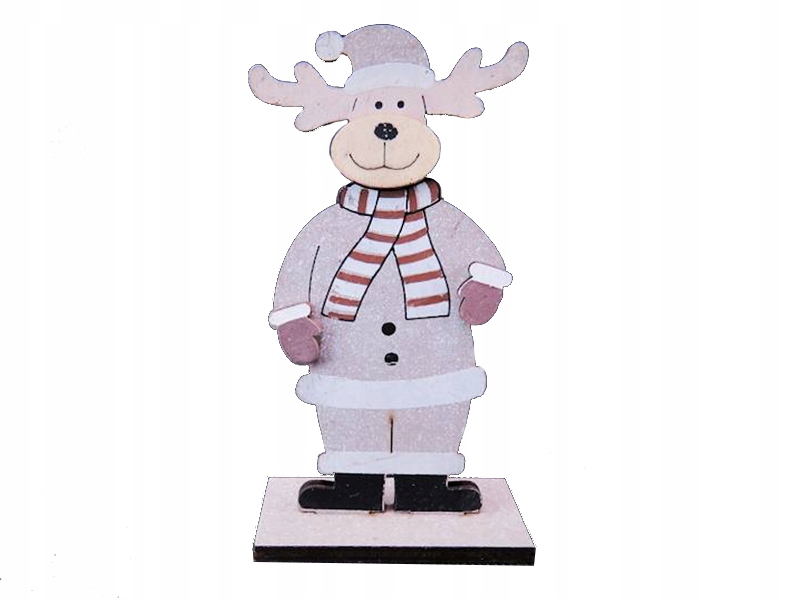 renifer drewniany figurka wys. 14cm | 484018 — 2