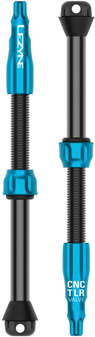 Lezyne wentyle Tubeless Cnc Valve Pro 80mm niebieskie