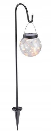 

Lampa Wisząca Solarna Szklana Kula 20 Led