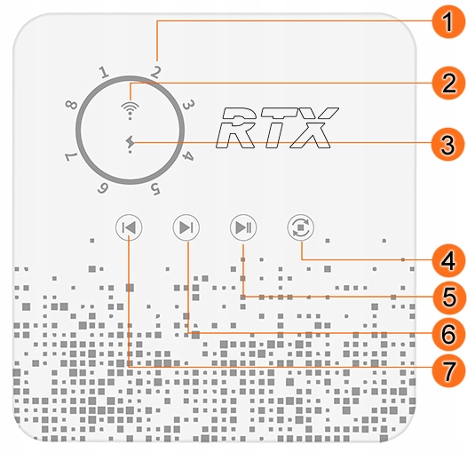 Sterownik nawadniania podlewania ogrodu RTX TUYA WiFi 8 Stref Auto Timer Marka RTX