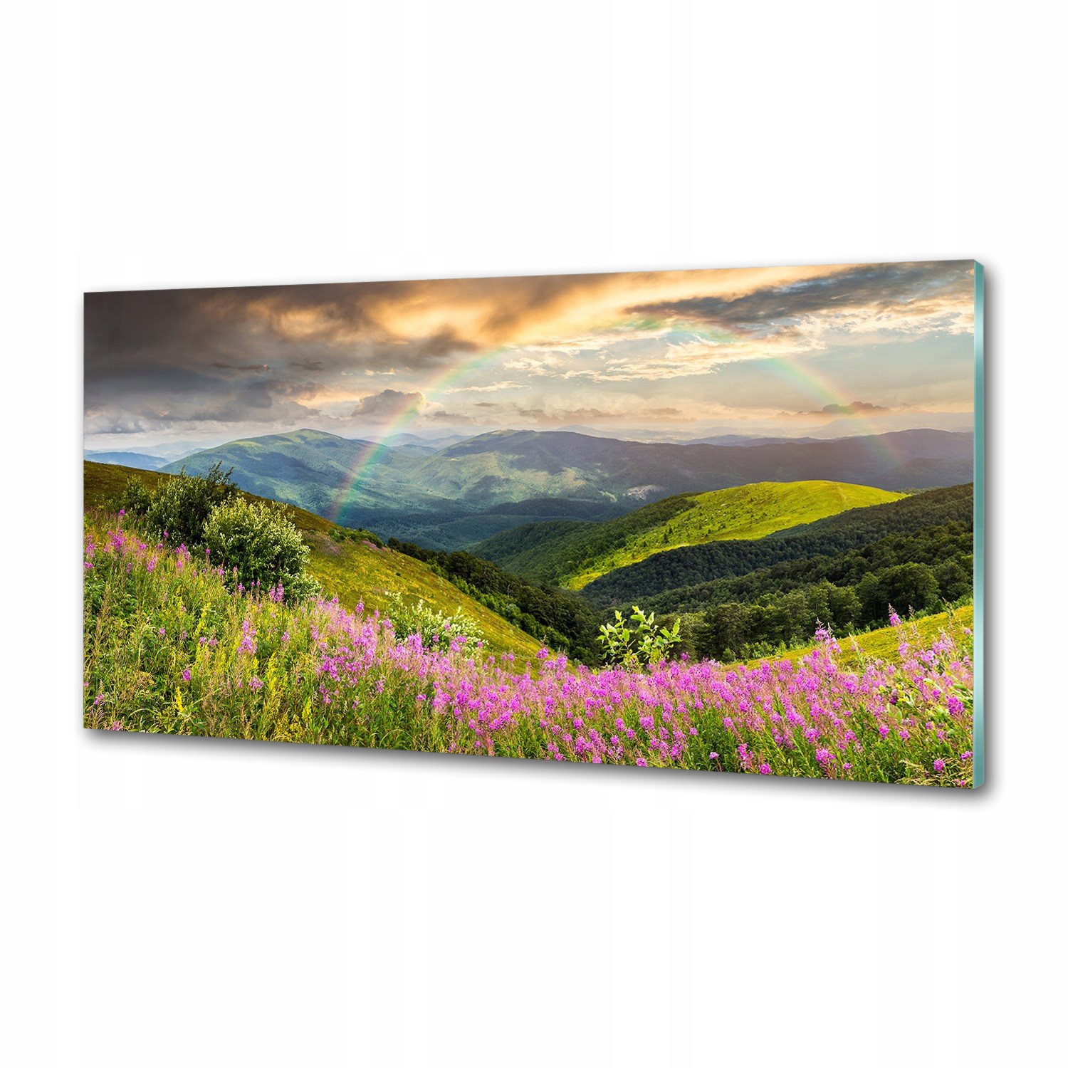Panel do kuchyne Horská krajina 100x50 cm Lepidlo