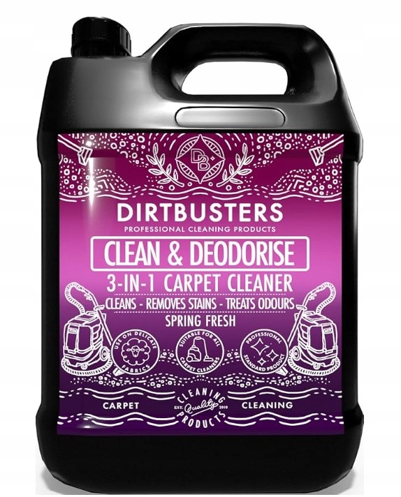 Dirtbusters Carpet Shampoo Cleaner Šampon Na Čištění Koberců 5L 2H101