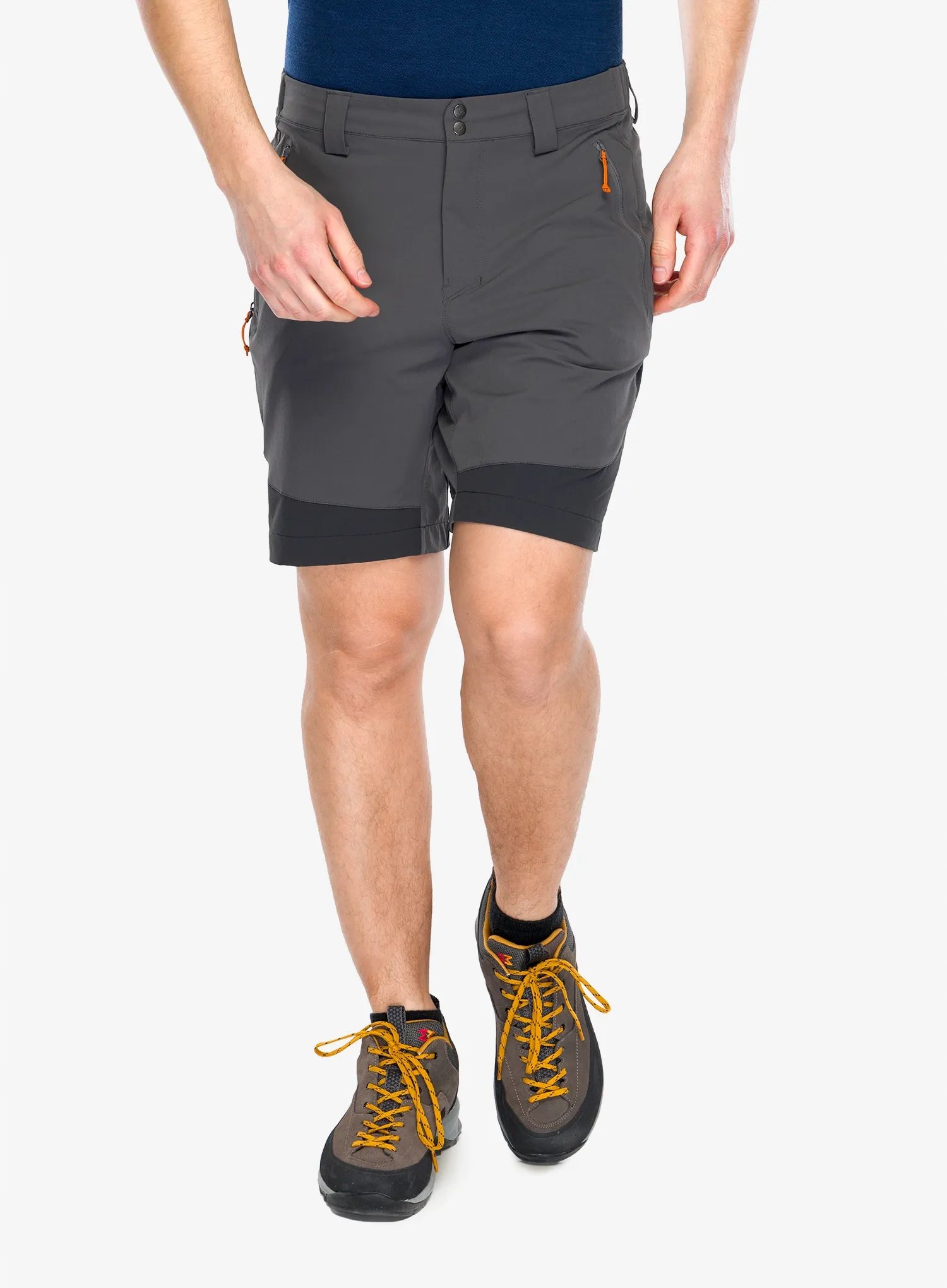 Kraťasy kraťasy Rab Torque Mountain Shorts graphene/anthra 30 (s)