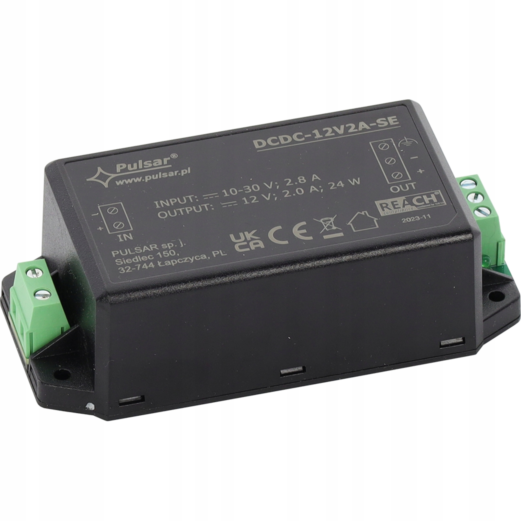 Měnič Napětí Napájení DCDC-12V2A-SE Pulsar