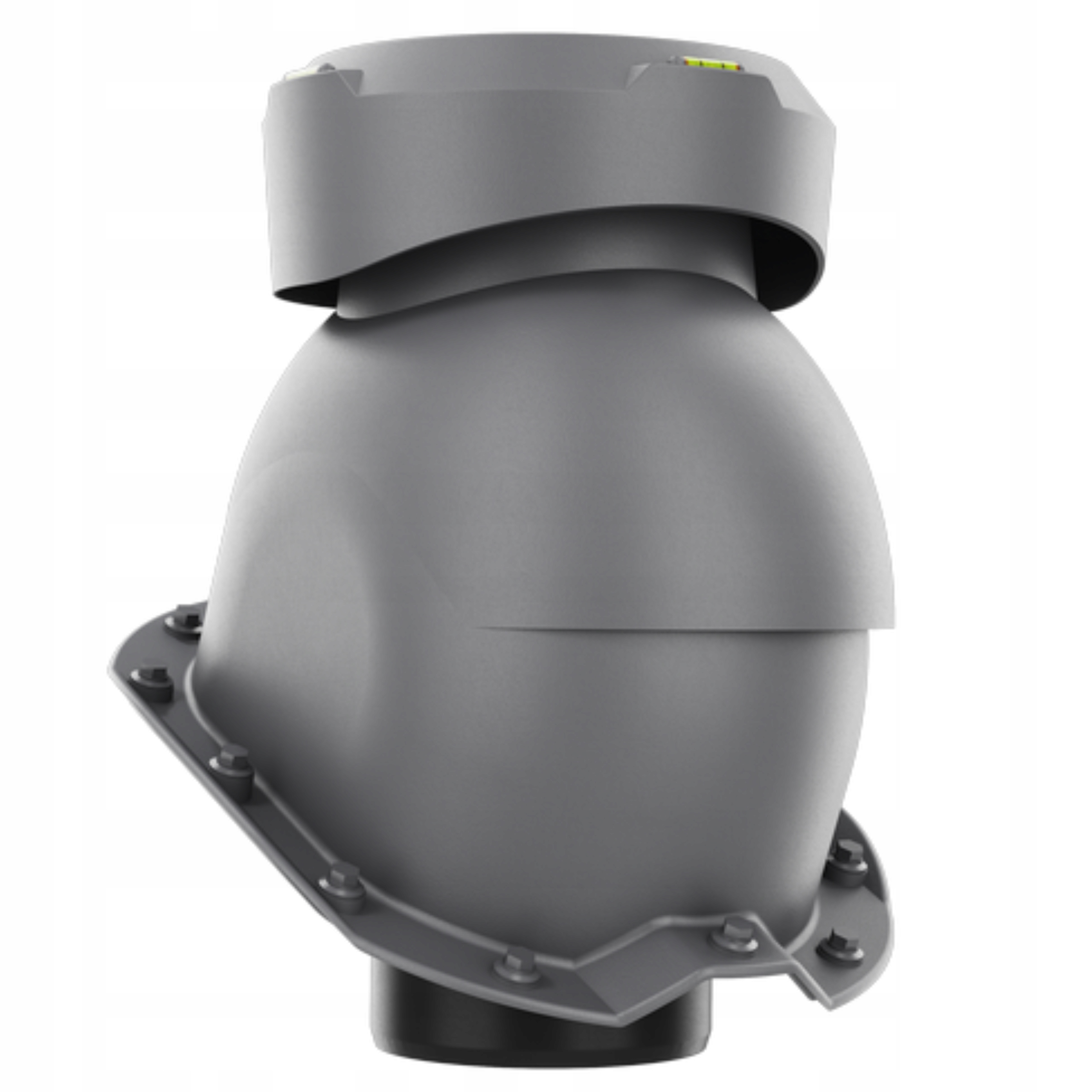 Krbový kanalizační ventilátor fi110 Trapez T18 Grafit Ral 7024