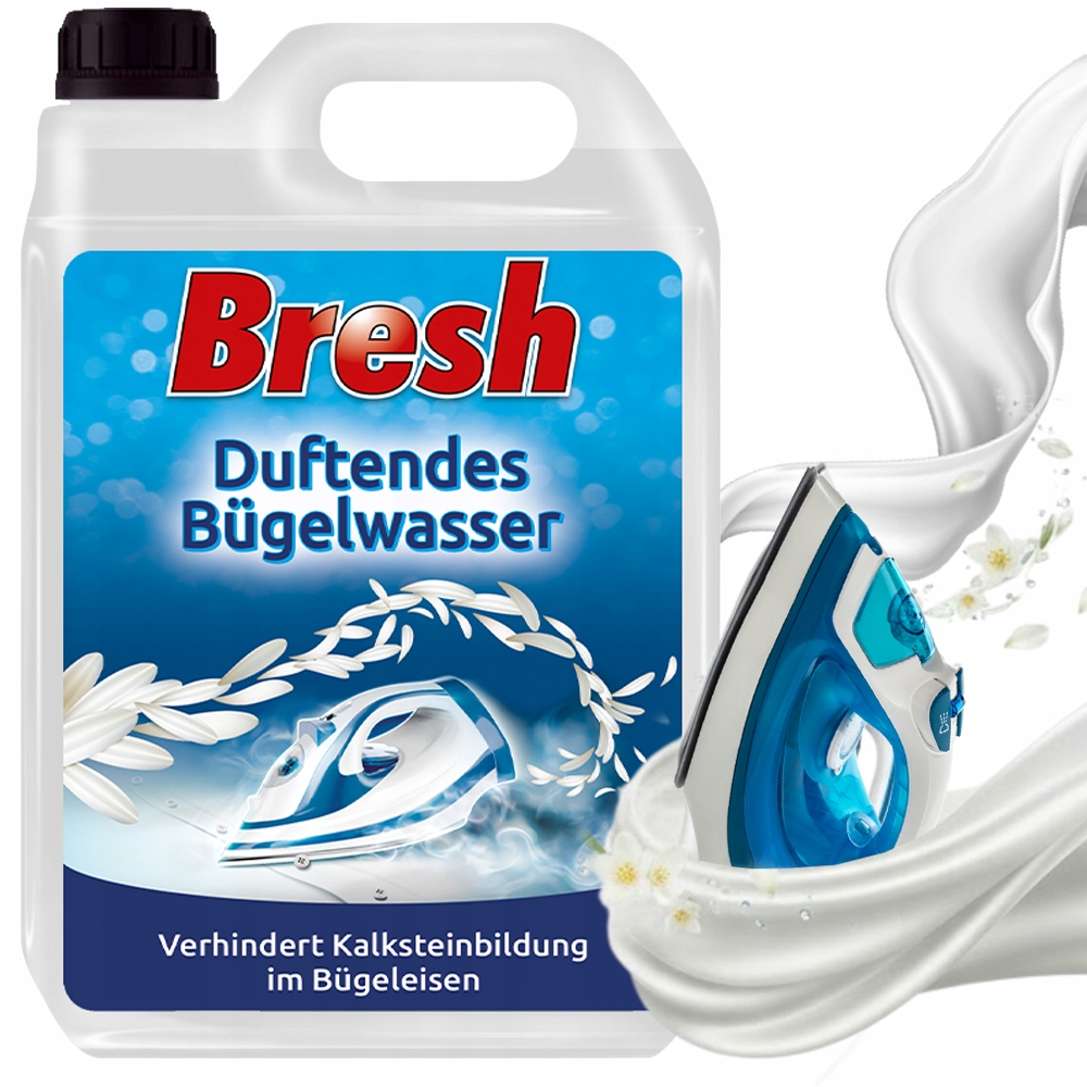 BRESH АРОМАТИЗИРОВАННАЯ ПАРФЮМИРОВАННАЯ ВОДА ДЛЯ УТЮГА 5Л