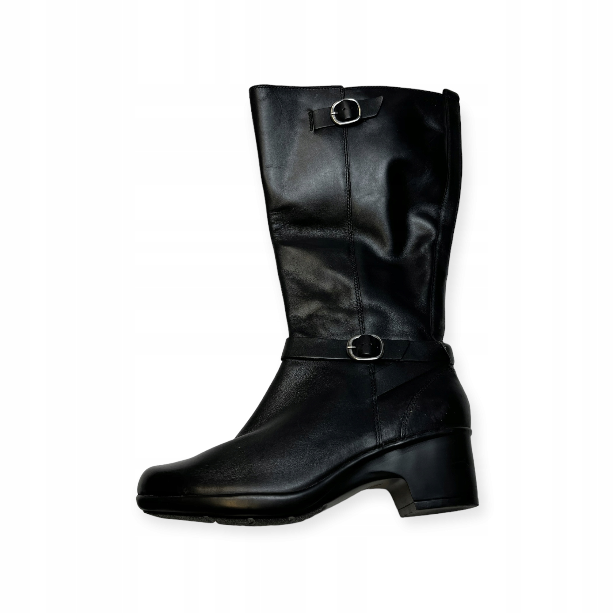 Dámské černé dlouhé kozačky Clarks 40