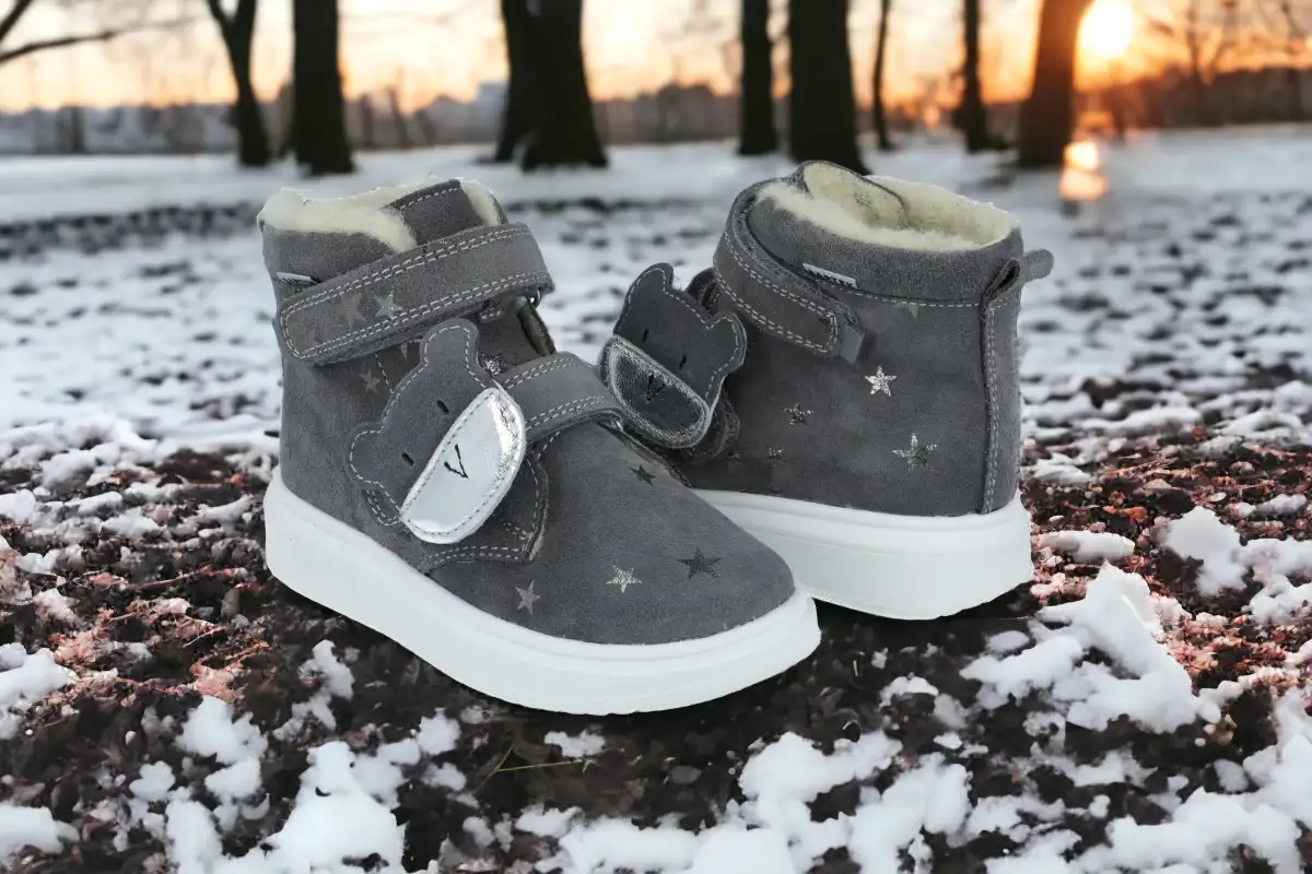 Bartek trzewiki zimowe 11646 skórzane szare zimowe lekkie buty r. 22 Marka Bartek