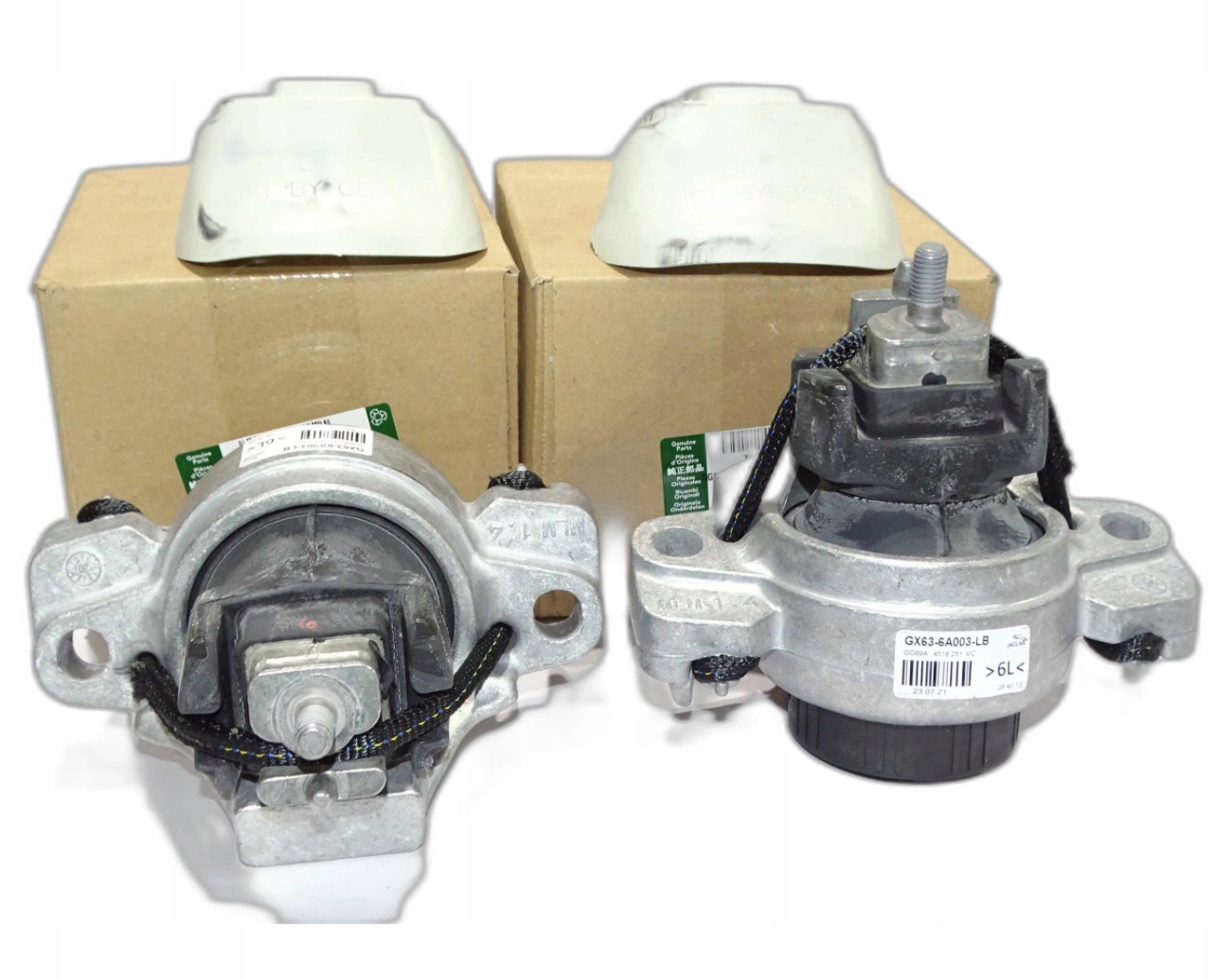 NOWE poduszki gruszki silnika JAGUAR XF 2.0 2016- Producent części Jaguar OE