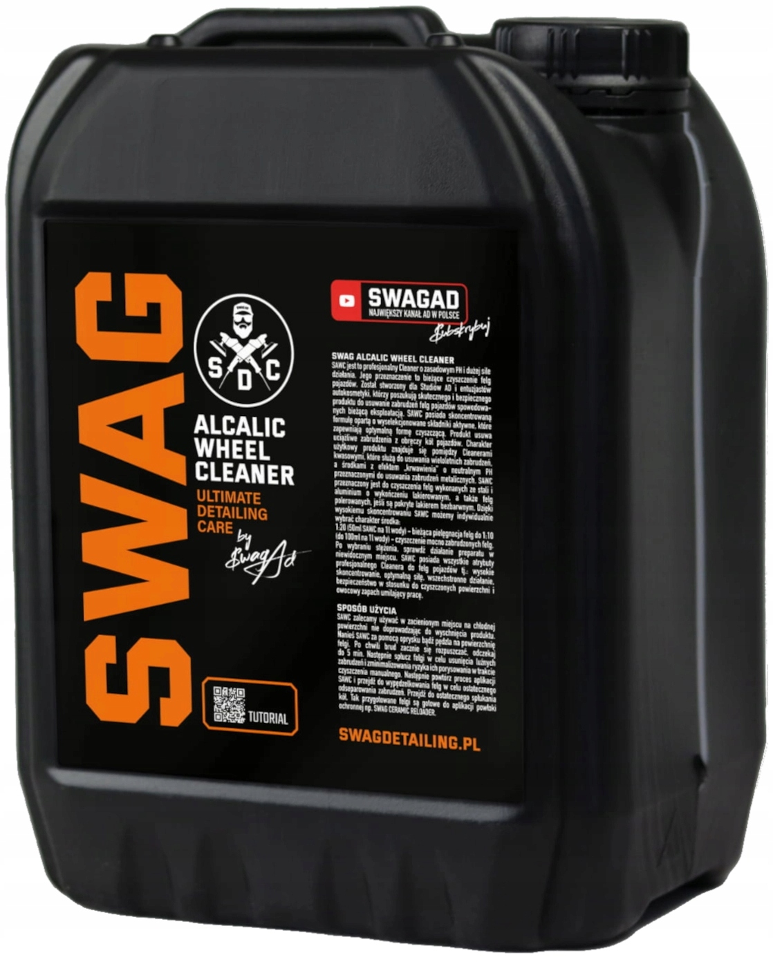 SWAG Alcalic Wheel Cleaner Czyszczenie Felg 5L