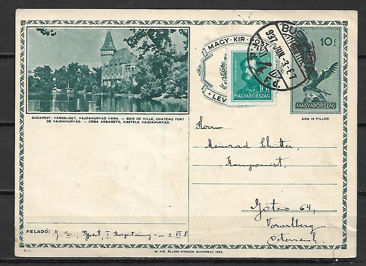 Cp. WĘGRY WYSŁANA DO KOMPOZYTORA W AUSTRII