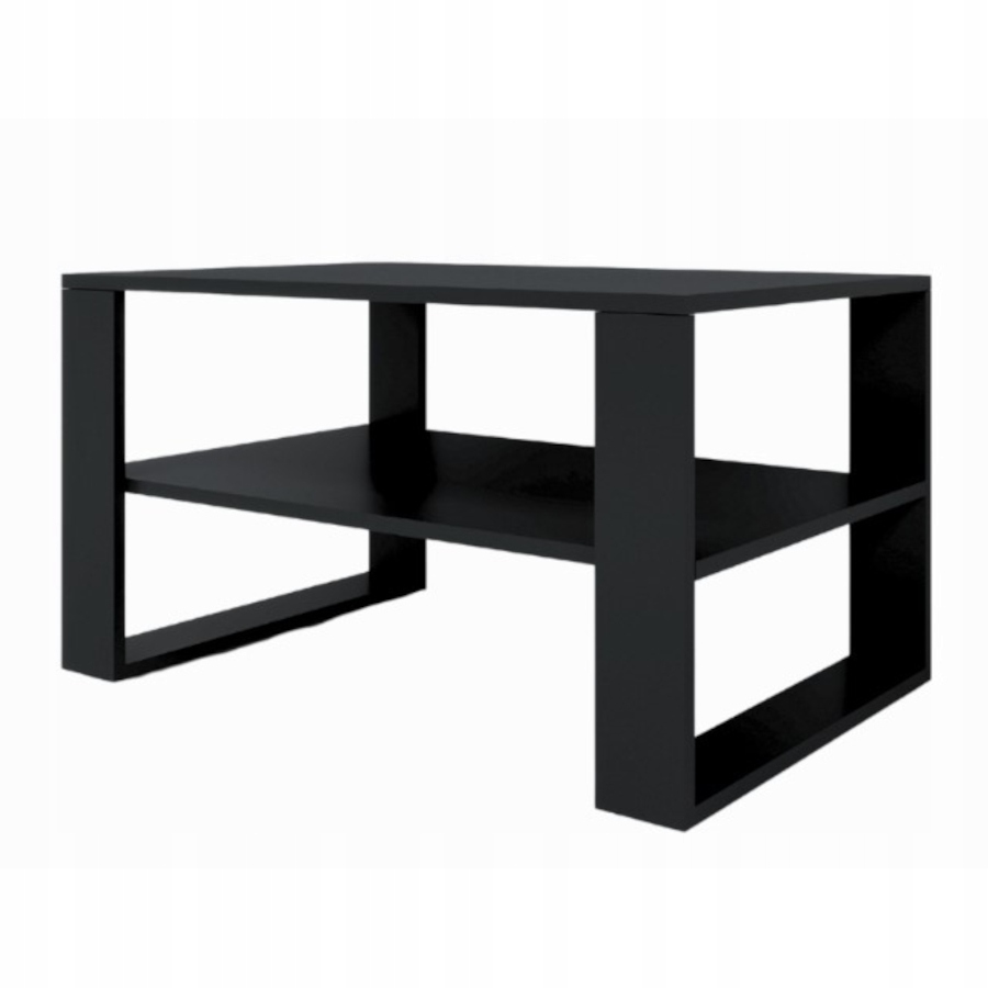 Moderní konferenční stolek do obývacího pokoje Loft Černý elegantní design