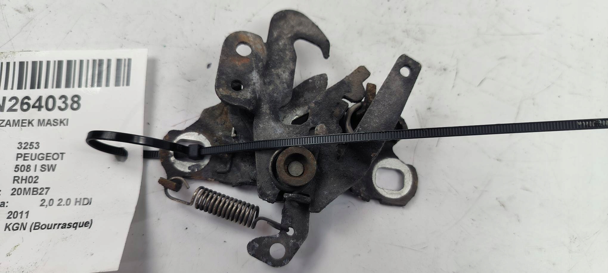 bonnet latch lock PEUGEOT 508 and SW