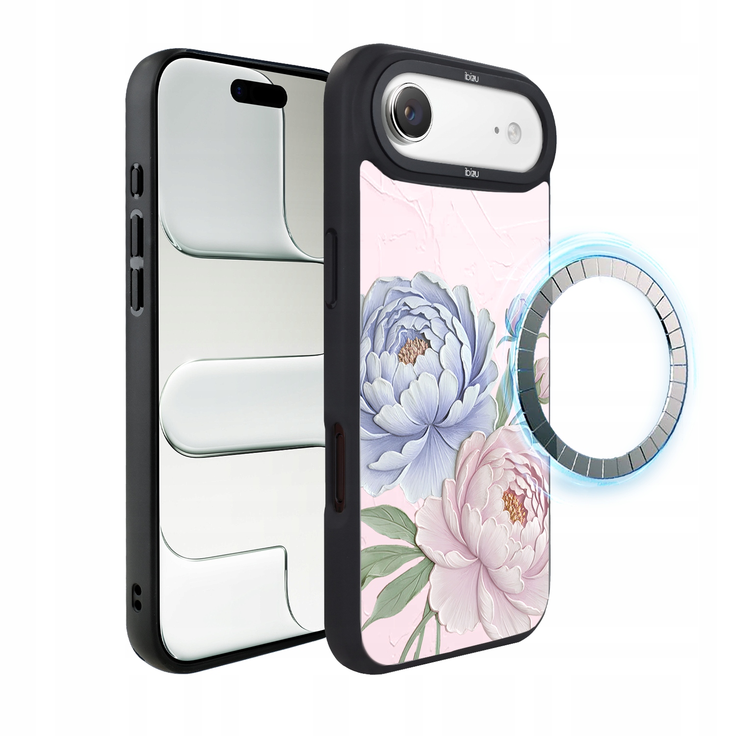 Pouzdro pro iPhone Air Ibizu DropGuard Matt s MagSafe, pivoňkově růžové