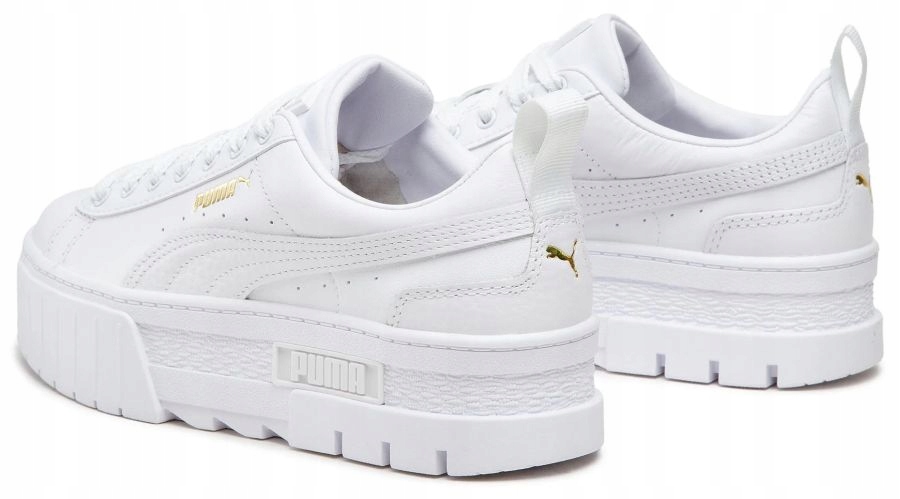 boty Mayze Lth Jr Puma White-Puma Team G