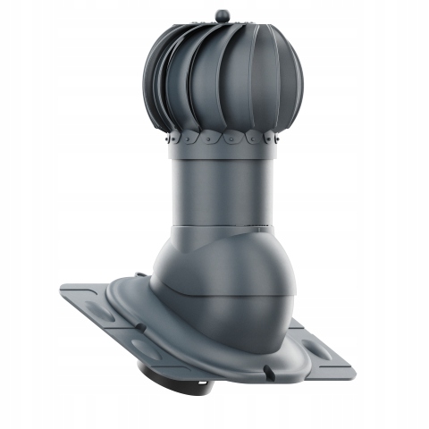 Rotačný krb Rotoline univerzálny fi 150 mm guľový, antracitový