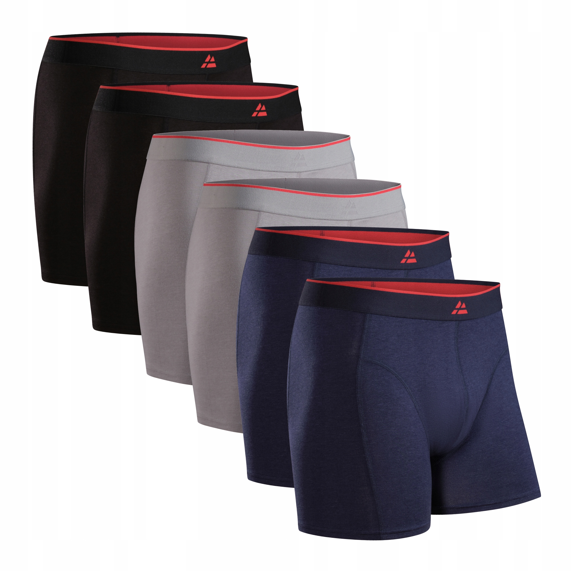 Pánské bambusové boxerky slipy 6-pack prodyšné Danish Endurance 3XL
