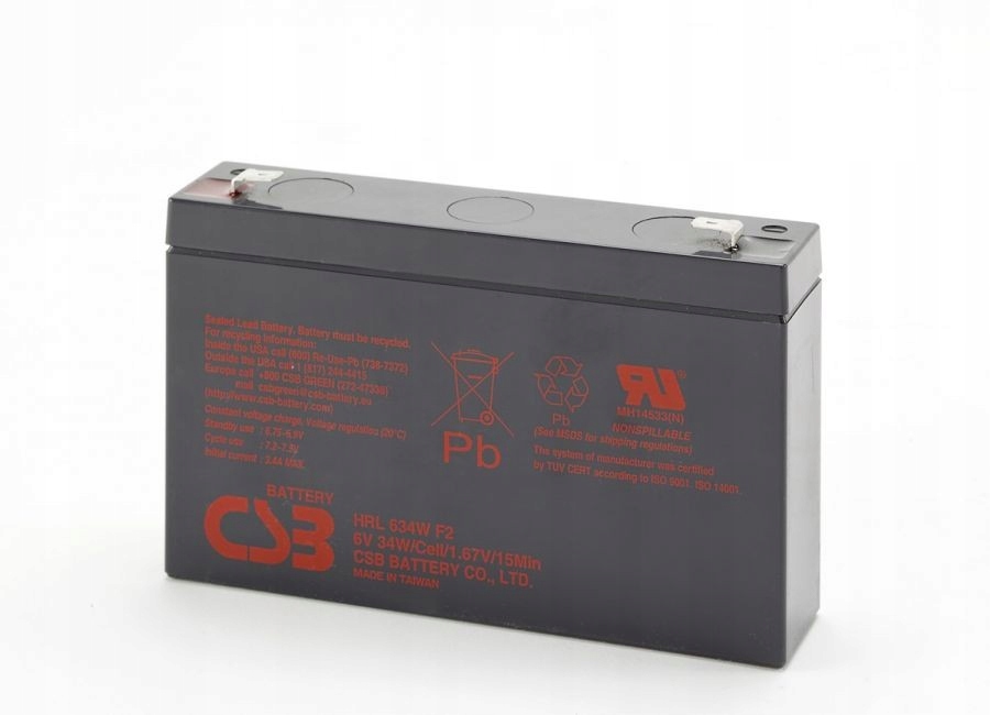 Csb Akumulator HRL634WF2 6V 34WATT 9Ah