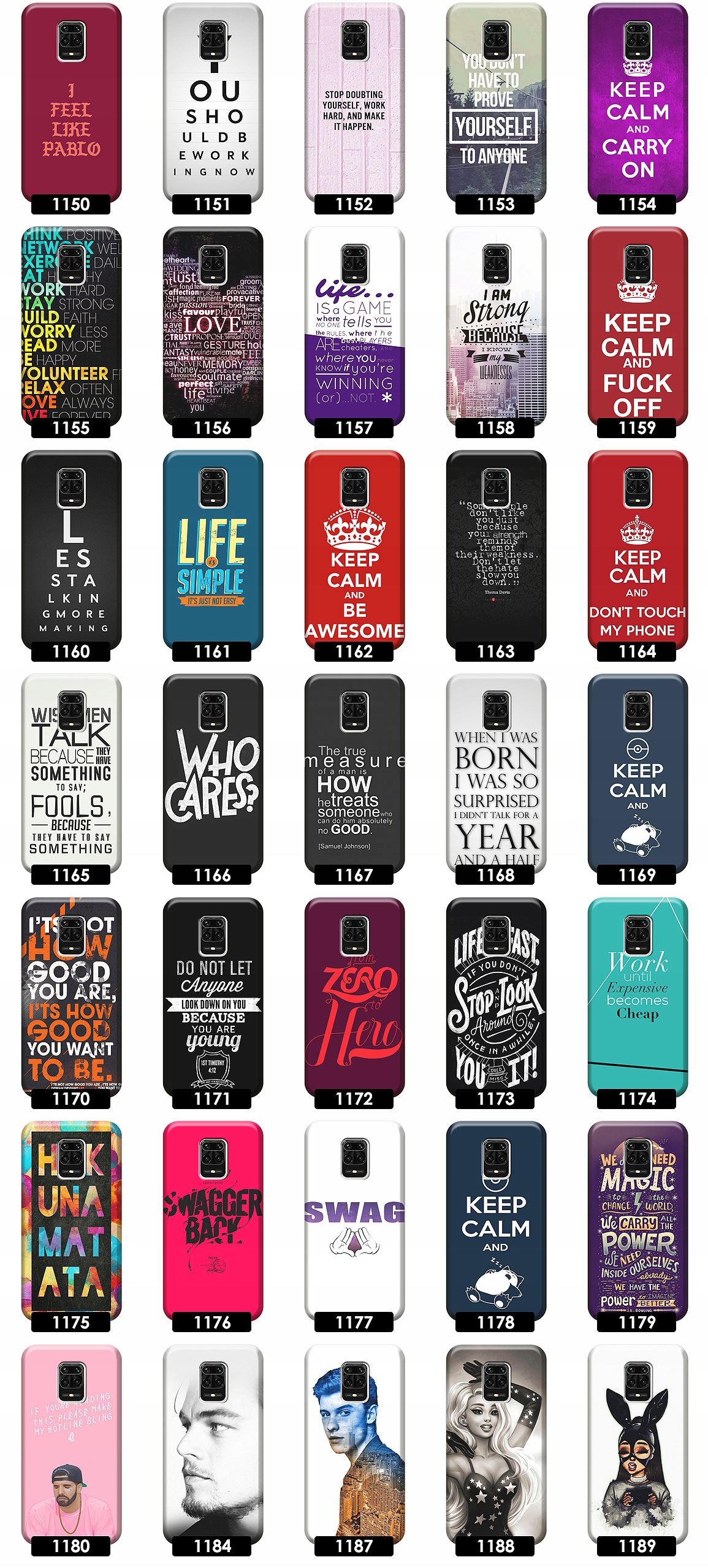 ETUI CASE OBUDOWA NA TELEFON DO XIAOMI REDMI NOTE 9S 9 PRO WZORY + SZKŁO Materiał inny