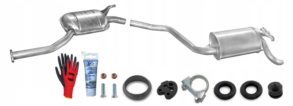 Mercedes W201 190 1.8 2.0 (1982-1993) Tlumič sada bonus