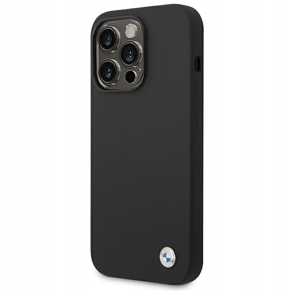 Bmw Etui Do Iphone 14 Pro 6,1 Magnetyczne Silikonowe Z Logo Metalowym