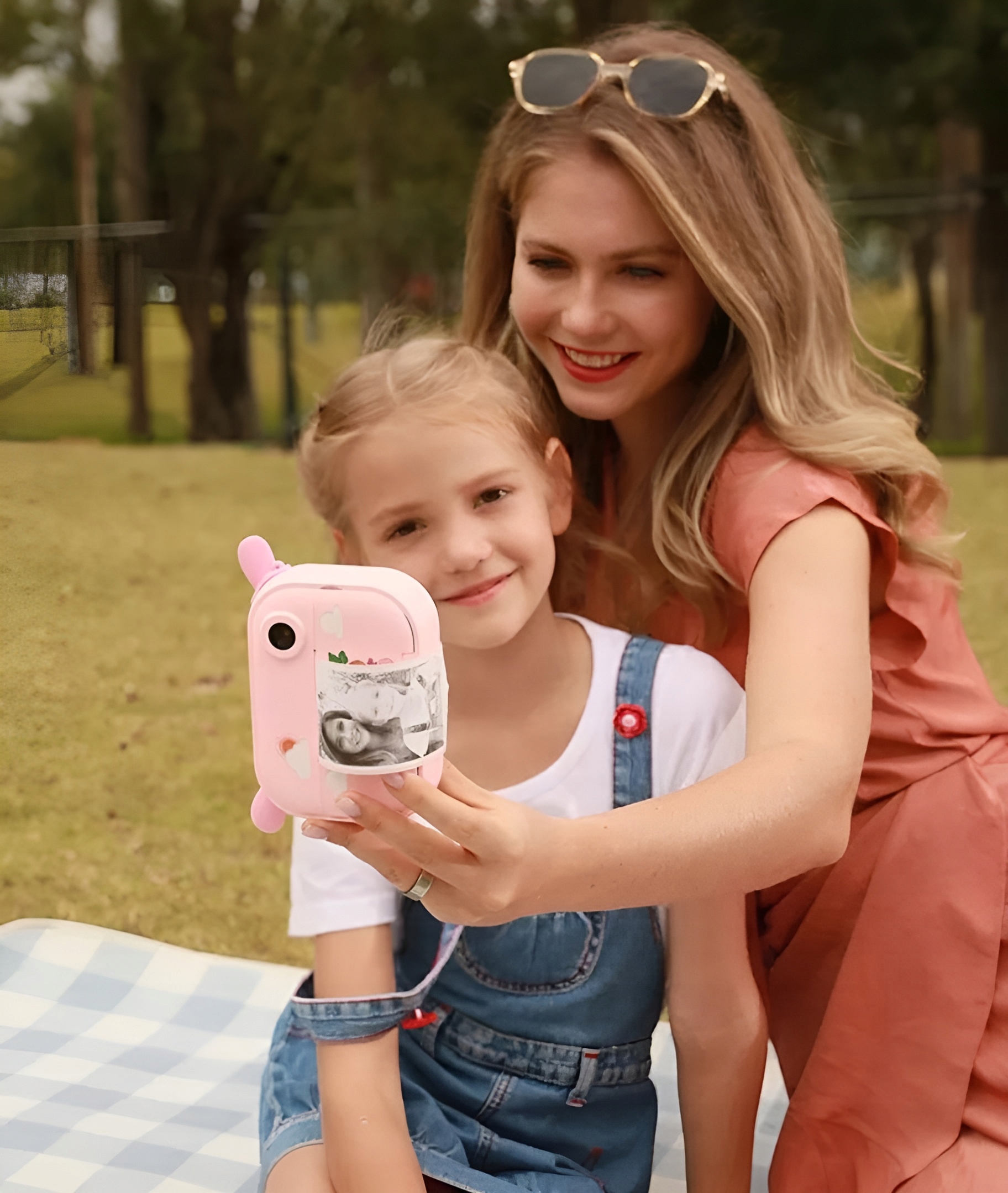 APARAT NATYCHMIASTOWY CYFROWY DLA DZIECI Z DRUKARKĄ KARTA 32GB + 2 ROLKI Cechy dodatkowe drukowanie zdjęć