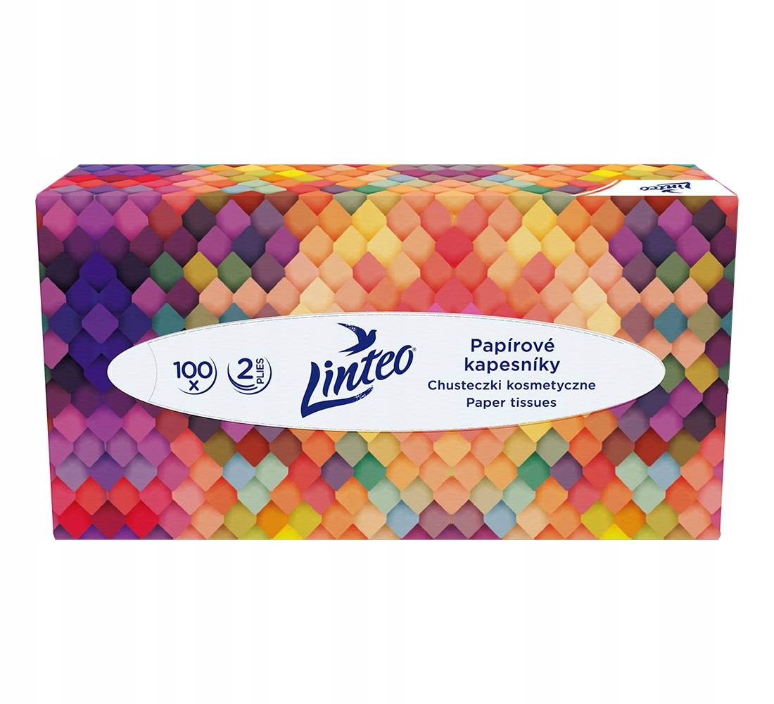 

Linteo Chusteczki Kartonik 2-WARSTWY 100 Sztuk