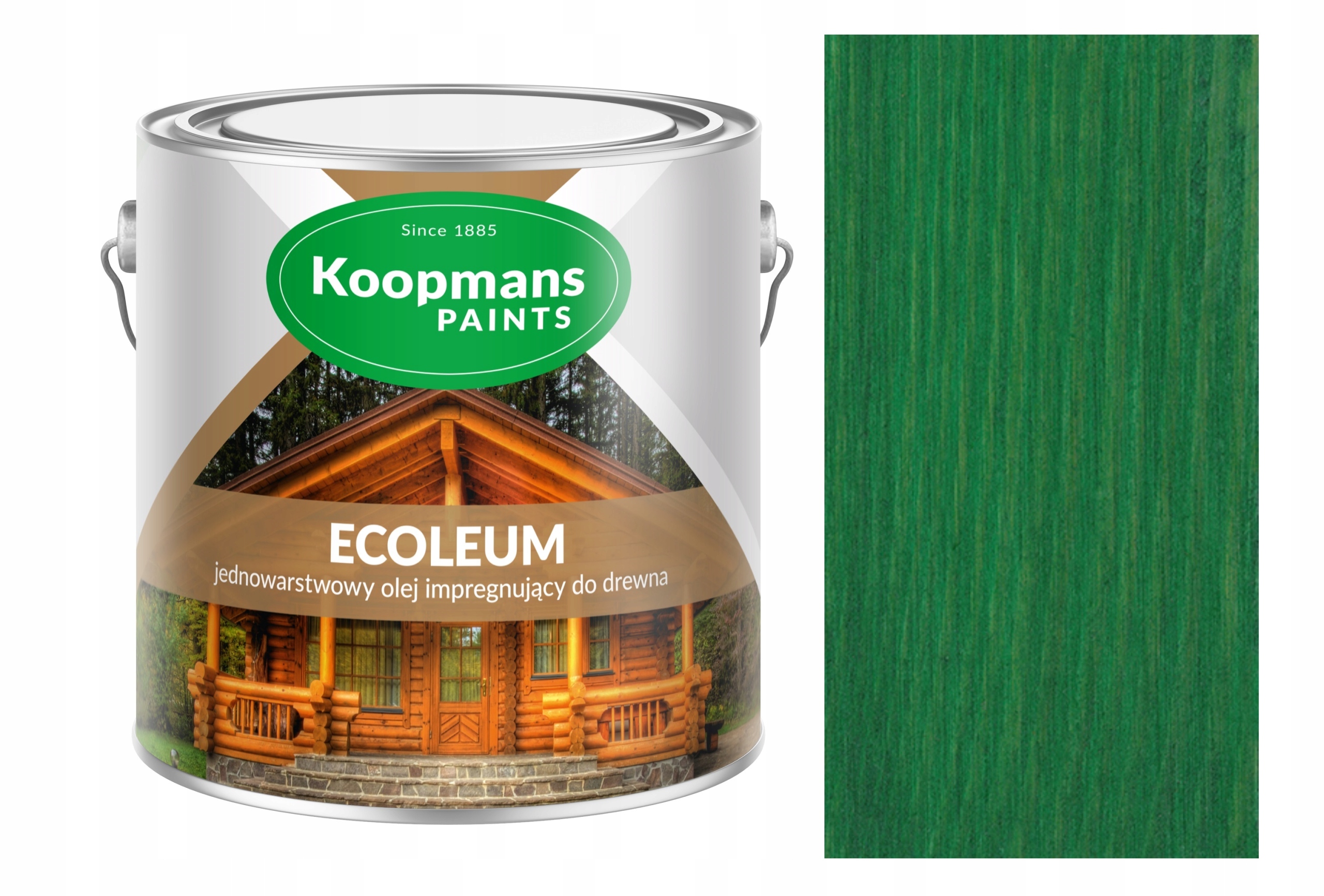 Koopmans Ecoleum Impregnačný Olej Na Ochranu Dreva 10 L 206 Zelený