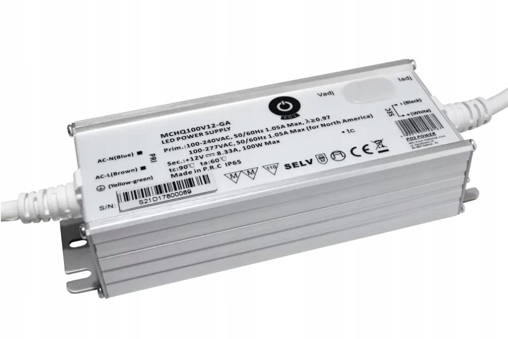 Napájecí zdroj pro Led Pos MCHQ100V12-GA