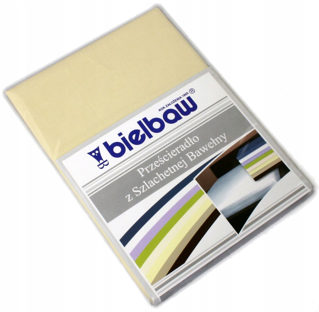 

Prześcieradło Bawełniane 160x210 Bielbaw kremowe