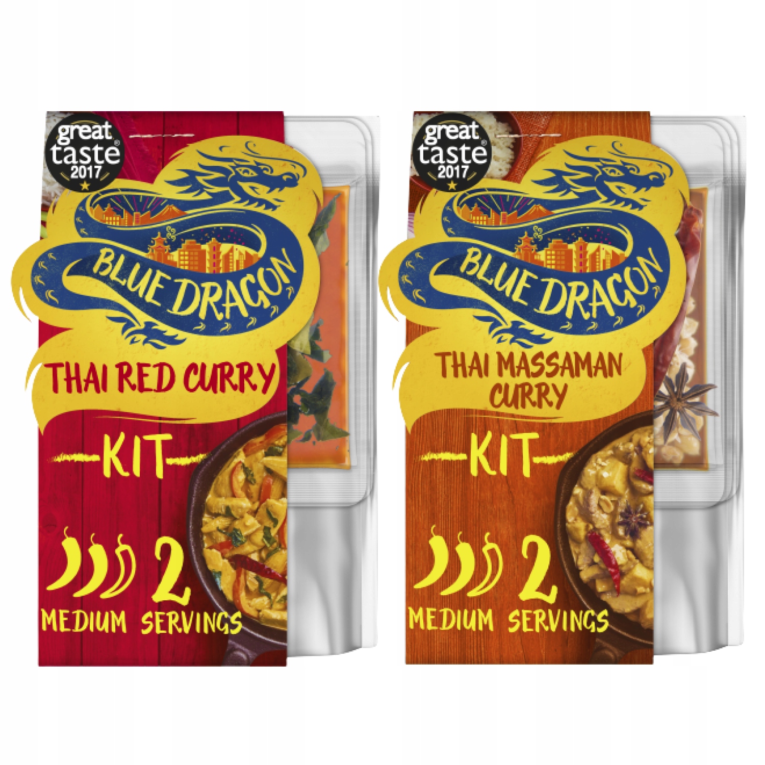 

Blue Dragon 3 Step Zestaw do massaman red curry