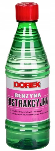 Benzyna Ekstrakcyjna Rozpuszczalnik Odtłuszczacz 0,5L RBE-000-001 Dorex