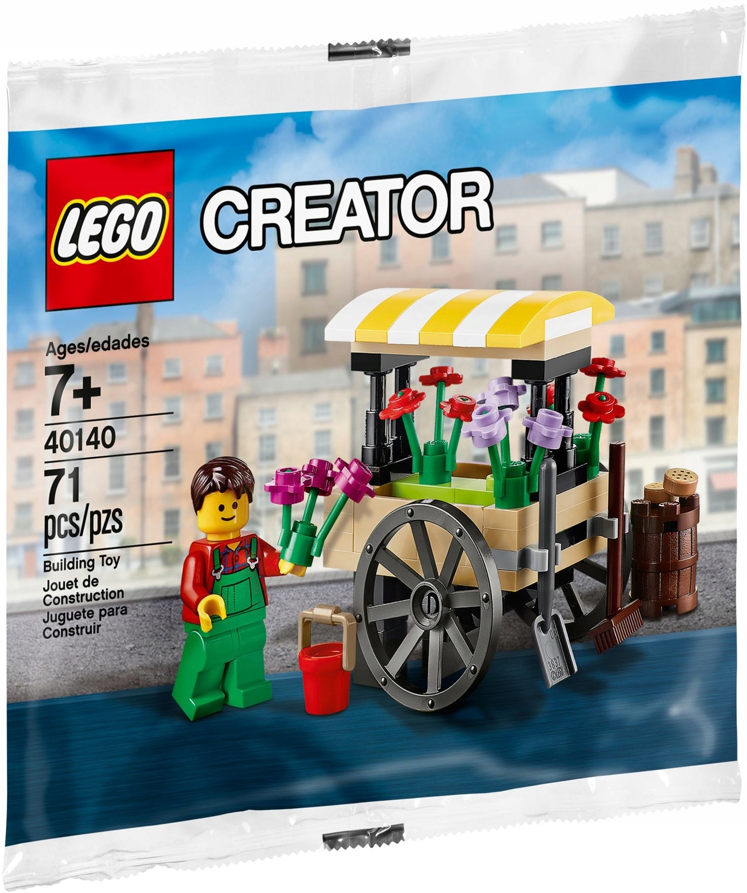 Lego Creator 40140 Stánek s květinami, sáček s kostkami unikát
