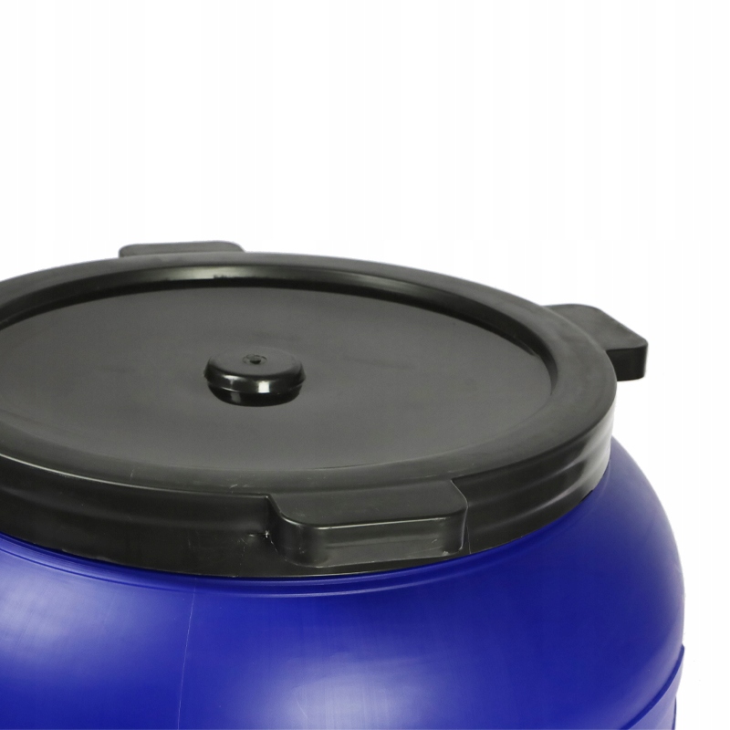 BECZKA PLASTIKOWA 100 L DO KISZENIA UCHWYTY KRAN Wysokość produktu 42 cm