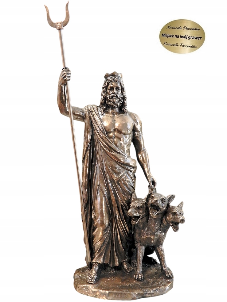 Figurka Hades S Cerberom Boh Podzemie Grécka Mytológia Originálny Darček
