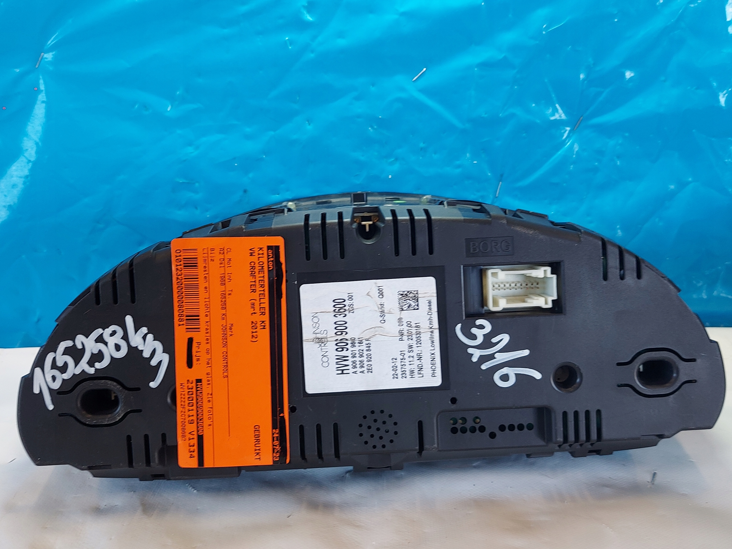 dials clock VW CRAFTER 2.0 TDI 2012R A9069019600