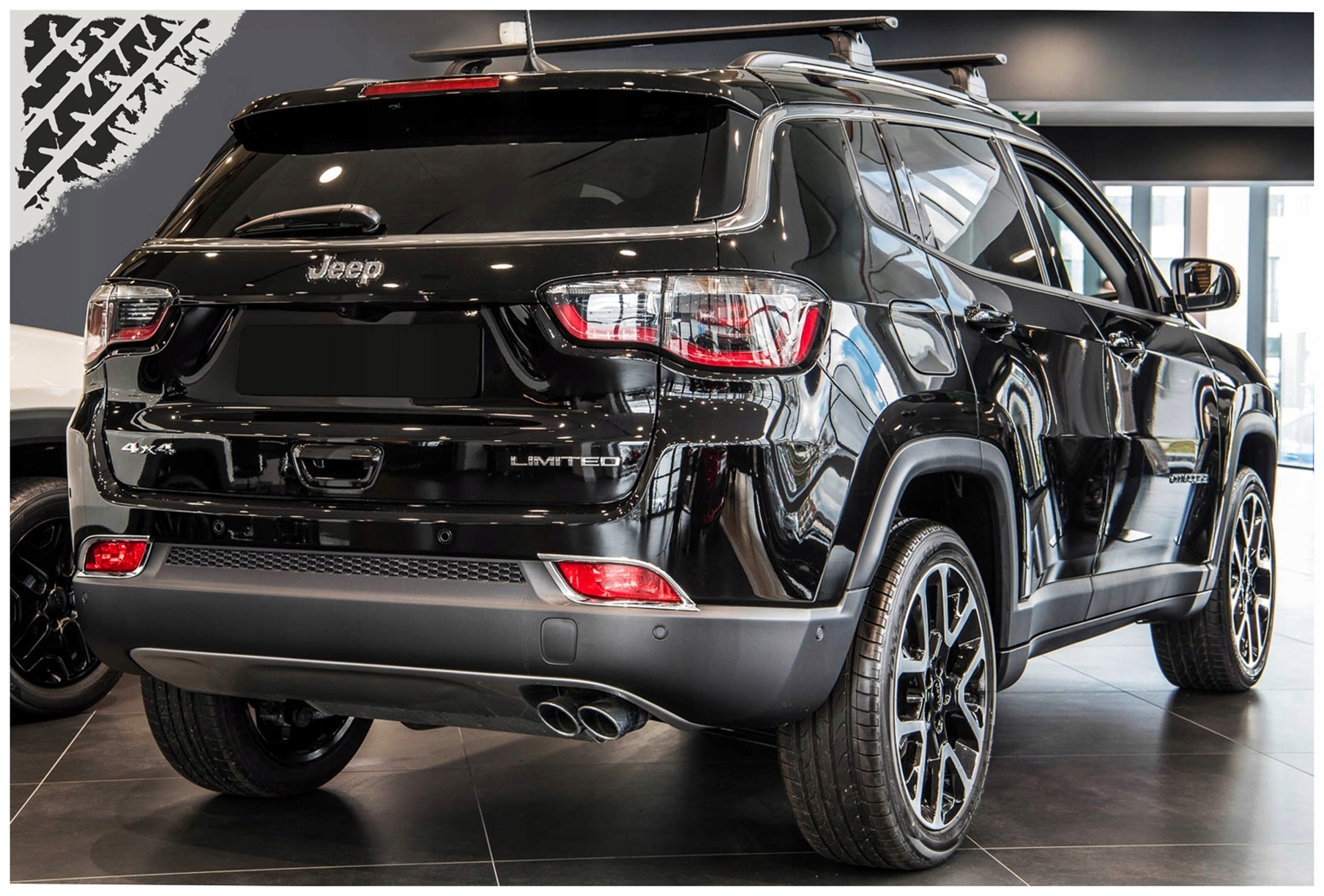 JEEP COMPASS 2017 OZDOBNE RAMKI HALOGENOW TYL EAN 2000000025803