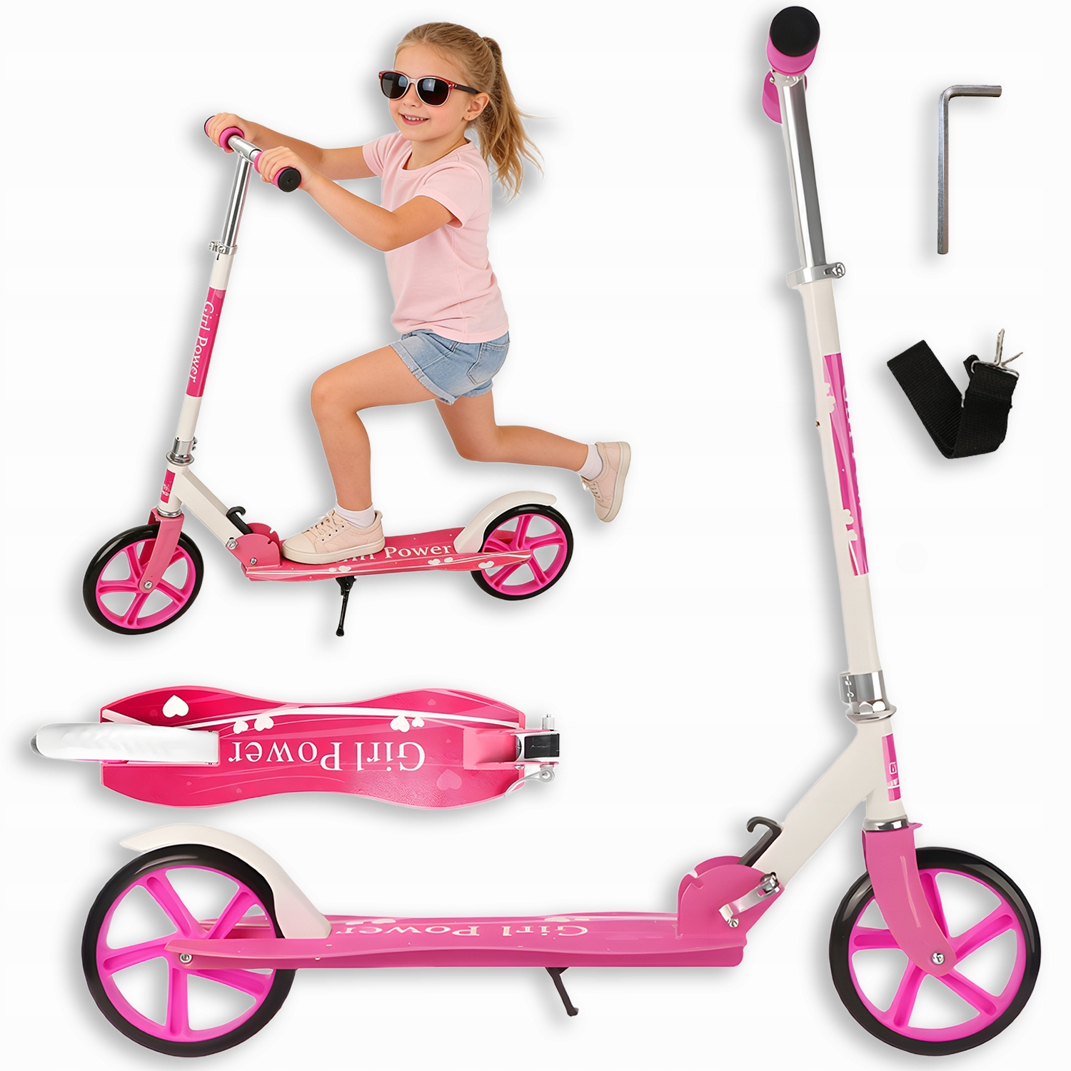 Hulajnoga Balansowa Solidna Do 80 Kg Składana Hulajnoga Miejska Dla Dzieci