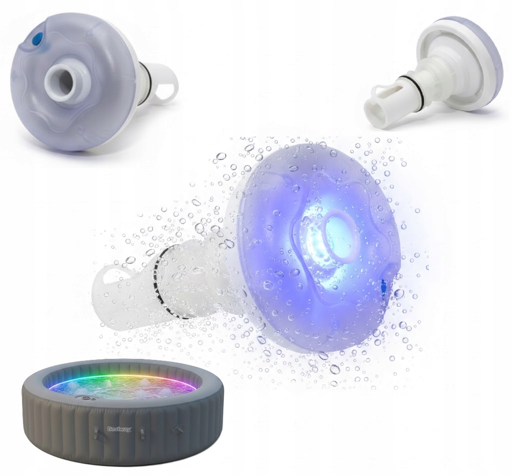 Tryska s Led světlem Barevné podsvícení do lázní Bestway Santorini